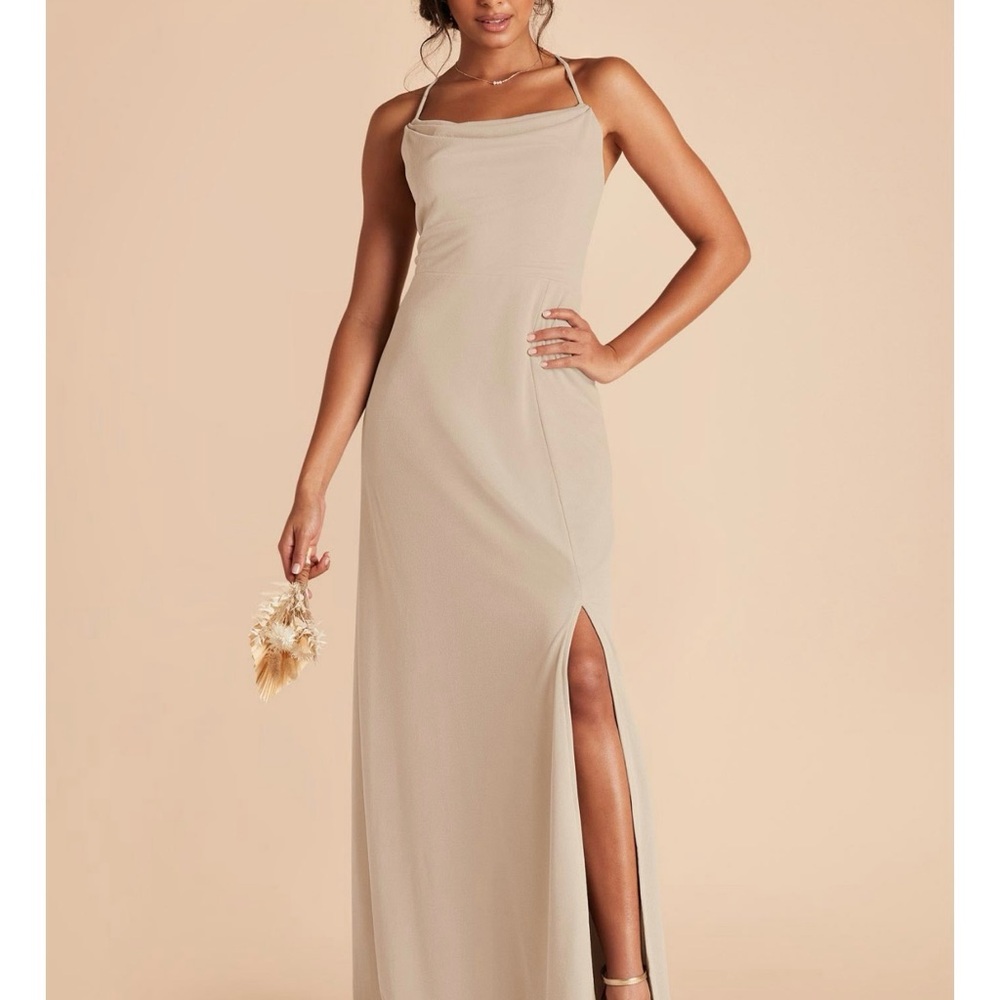 Birdy Grey Ash Crepe Bridesmaid Dress